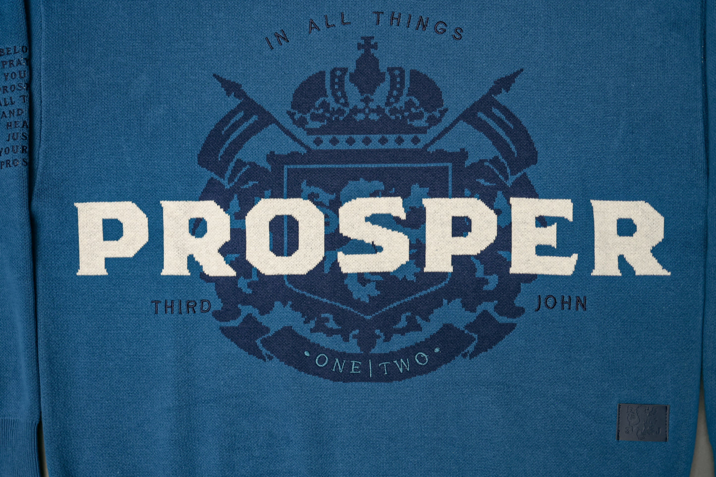 Blue Prosper Sweater