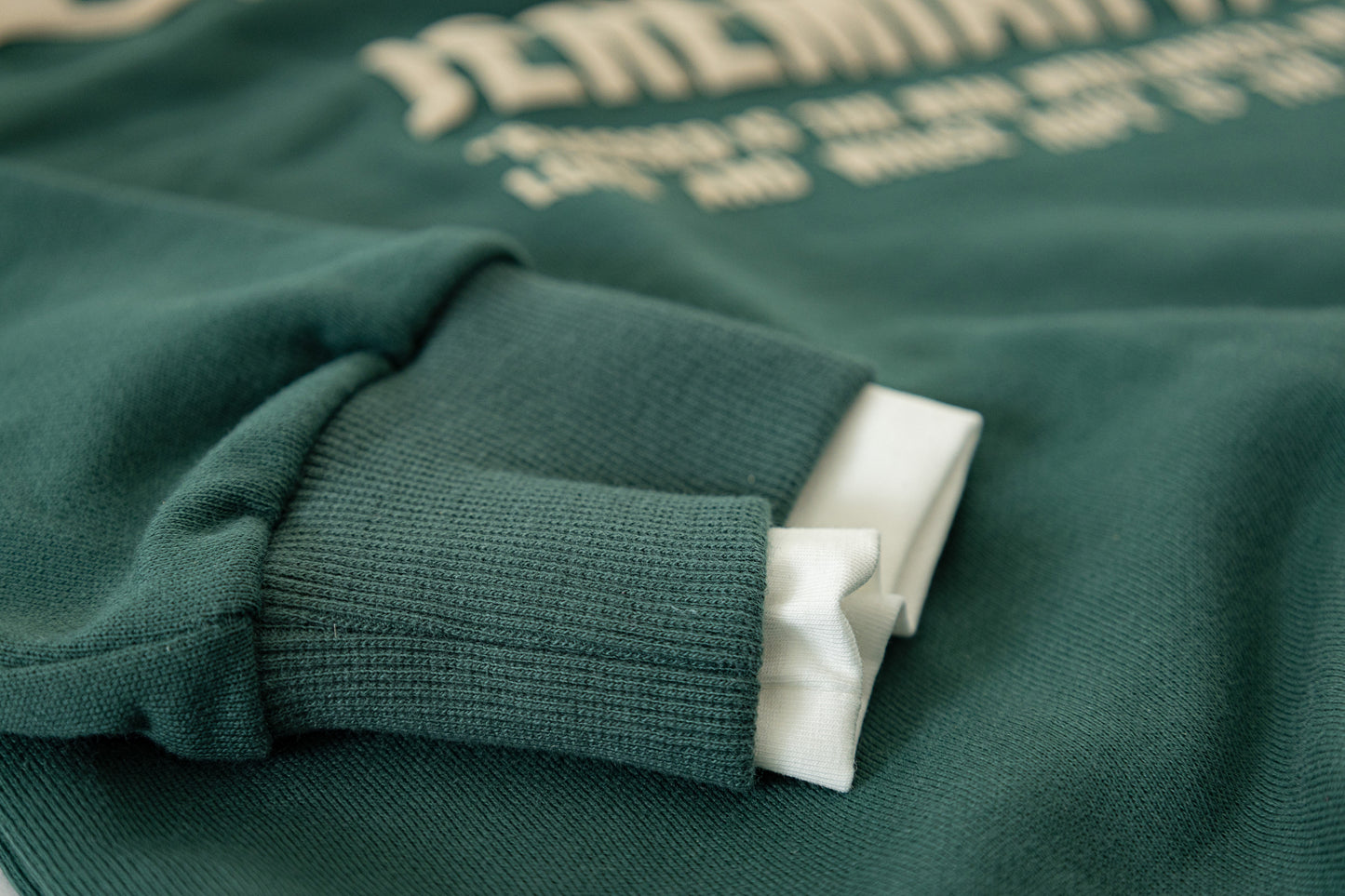 BLESSED Green Sweater